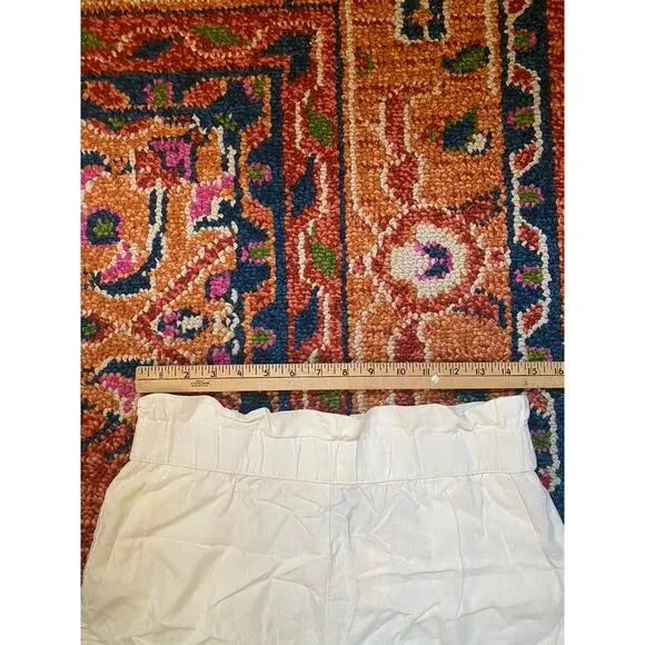 White Linen Shorts - Picture 3 of 7